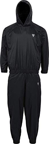 RDX Traje Sauna Entrenamiento Gimnasio Trajes de Sudoración Triatlon Ejercicio Sudor Chándal Pérdida De Peso con Capucha Deportiva Hombres Mujer Fitness Track Suit Yoga Running Chaqueta Pantalón