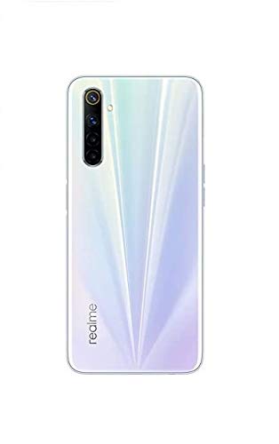 realme 6 – Smartphone de 6.5”, 8 GB RAM + 128 GB ROM, Procesador OctaCore, Cuádruple Cámara AI 64MP, Dual Sim, Color Comet White