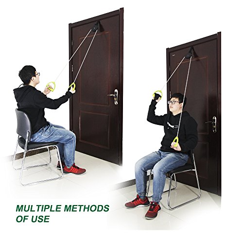 REAQER Cuerda para rehabilitación de Hombro Hombro Polea Ideal para Ejercicio y Prevención de Lesiones