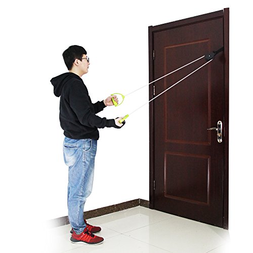 REAQER Cuerda para rehabilitación de Hombro Hombro Polea Ideal para Ejercicio y Prevención de Lesiones