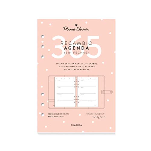 Recambio Agenda sin fechas. A5