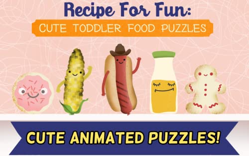 Receta para la diversión: Rompecabezas de Comida para Niñitos Lindos - Versión Educativa