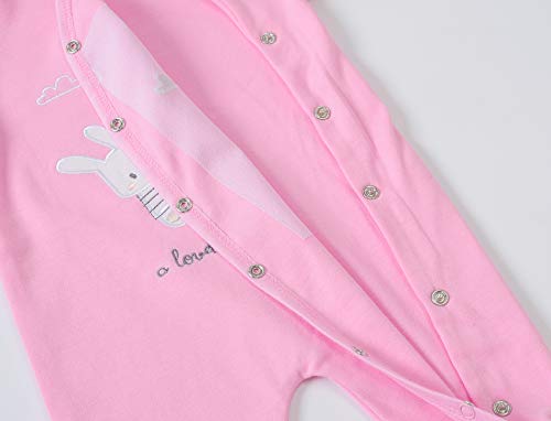 Recién Nacido Pijama Bebés Pelele Niñas Niños Mameluco Algodón Caricatura Trajes 0-3 Meses