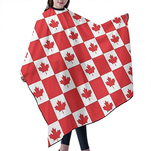 Red Petro-Canada Flag Peluquería profesional, poliéster, corte de pelo, delantal, 55"x 66"