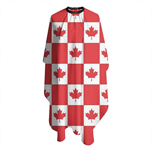 Red Petro-Canada Flag Peluquería profesional, poliéster, corte de pelo, delantal, 55"x 66"