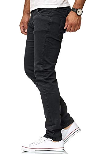 Redbridge Vaqueros Hombres Pantalones Denim Colored Slim Fit Negro W34 L32