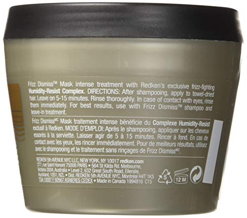 Redken Frizz Dismiss - Mascarilla, 250 ml, modelos surtidos