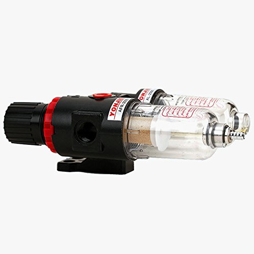 'Reductor de presión con manómetro Mantenimiento einheit1/4 Impresión de aire Separador de agua Reductor de presión para compresor druckregler Marksman – componentes Regulator filtro de gas Procesador