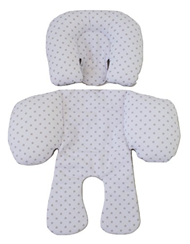 Reductor REVERSIBLE Universal para grupo 0, Maxicosi, capazo, silla de paseo, hamaca. Estrellas Gris