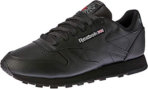 Reebok Classic Leather - Zapatillas de cuero para hombre, color negro (int-black), talla 43