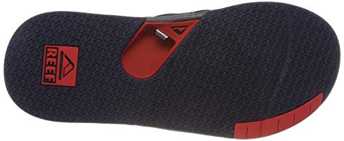 Reef Fanning Low, Chanclas para Hombre, Gris (Grey/Black/Red Gkr), 43 EU