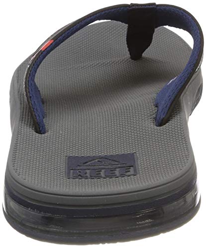 Reef Fanning Low, Chanclas para Hombre, Gris (Grey/Black/Red Gkr), 43 EU