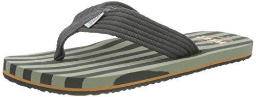 Reef Original Stripes, Chanclas para Hombre, Gris Verde, 42 EU