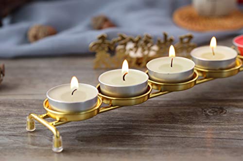 REFEE Pack de 50 velas blancas sin perfume no tóxicas, no parafina, 8 horas de tiempo de combustión velas