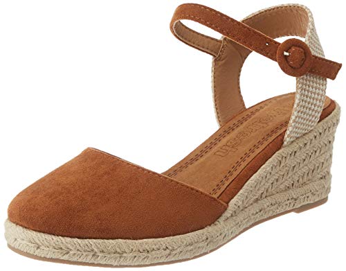 Refresh 69569.0, Sandalias con Plataforma para Mujer, Marrón (Camel Camel), 39 EU