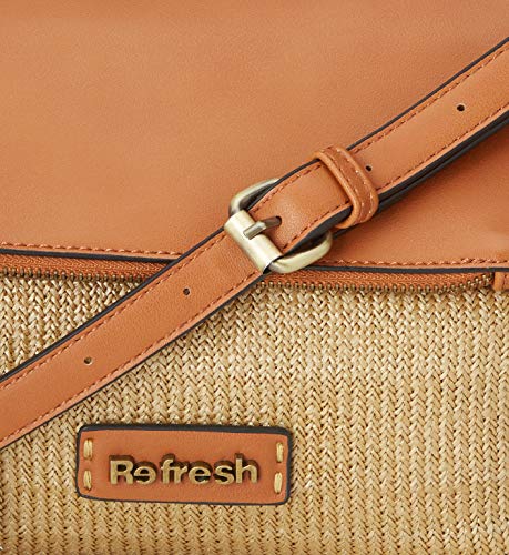 REFRESH 83248, Shopper para Mujer, Marrón (Camel), 25x20x10 cm (W x H x L)