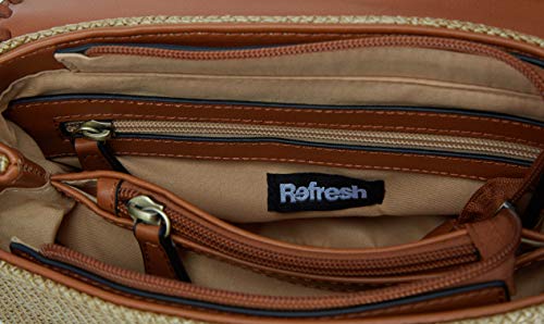 REFRESH 83248, Shopper para Mujer, Marrón (Camel), 25x20x10 cm (W x H x L)
