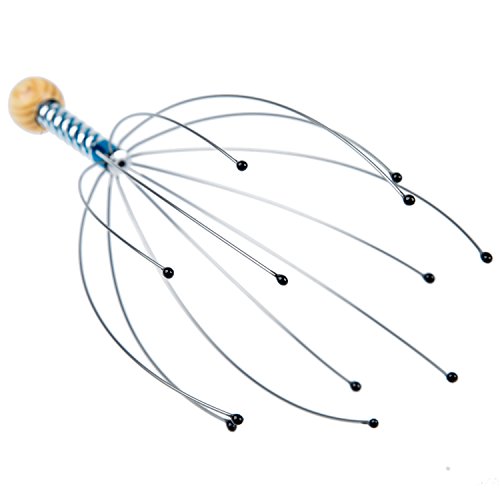 REFURBISHHOUSE Masajeador de cabeza cuero cabelludo (Los colores pueden variar)