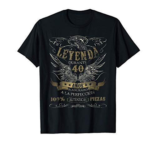 Regalo 40 cumpleaños hombres mujeres 40 años Camiseta Camiseta