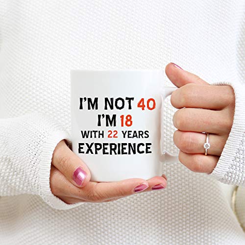 Regalos de 40 cumpleaños para mujeres – 1979 regalos de cumpleaños para mujeres, 40 años de edad, taza de café para mamá, esposa, amiga, hermana, ella, colega, compañero de trabajo – 11 oz