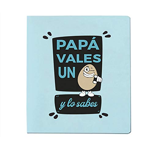 Regalos Dia del Padre - Taza, libreta Mini y boli Papa Vales un Huevo