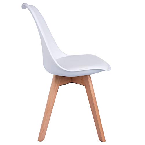 Regalos Miguel - Sillas Comedor - Silla Synk Basic - Blanco - Envío Desde España