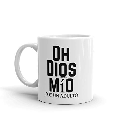 Regalos para amigas 18 Años cumpleaños, café té tazas, regalos de navidad, Oh dios mio (11oz) - wm3609 by MIPOMALL