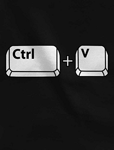 Regalos para Papas Primerizos, Ropa Papa Bebe - Copy and Paste Bebé Blanco 0-3 Mes/Papá Negro X-Large