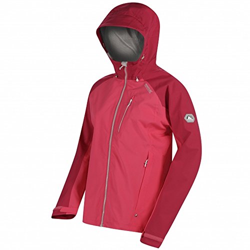 Regatta - Chaqueta Impermeable Modelo Birchdale para Chica/Mujer (48 EU) (Colorete Llamativo/Melocotón Neón)