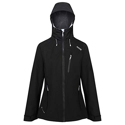 Regatta - Chaqueta Impermeable Modelo Birchdale para Chica/Mujer (48 EU) (Colorete Llamativo/Melocotón Neón)
