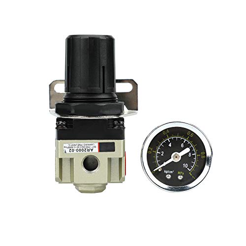Regulador de presión reductor de presión de alta calidad para compresor de aire comprimido, 1/4 de pulgada