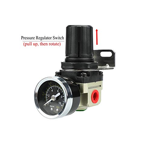 Regulador de presión reductor de presión de alta calidad para compresor de aire comprimido, 1/4 de pulgada
