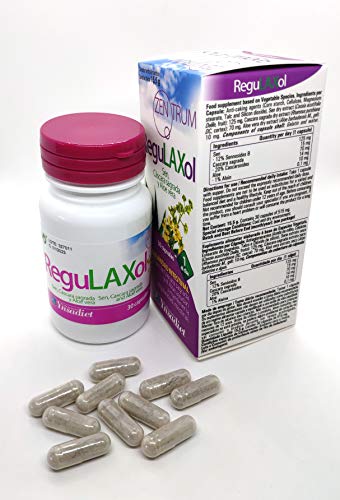 REGULAXOL +ALOE VERA | REGULARIDAD INTESTINAL | AYUDA A FAVORECER UNA BUENA DIGESTIÓN |ADELGAZANTE NATURAL | PÉRDIDA DE PESO |30 CÁPSULAS| ZENTRUM