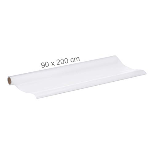 Relaxdays Vinilo Ventana Translúcido Electrostático, Pegatina para Proteger la Privacidad, PVC, 90 x 200 cm, Esmerilado