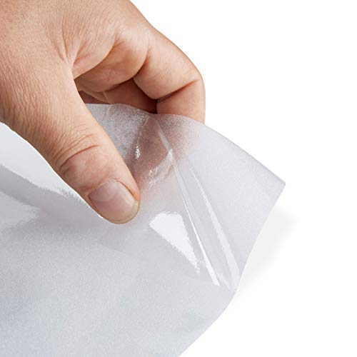 Relaxdays Vinilo Ventana Translúcido Electrostático, Pegatina para Proteger la Privacidad, PVC, 90 x 200 cm, Esmerilado