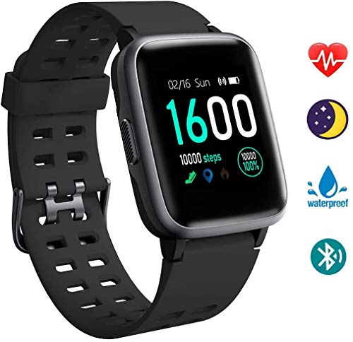 Reloj Inteligentes, YAGALA IP68 Smartwatch, Pulsera Deportiva Inteligente Para Niños y Niñas, Con Contador De Calorías De Monitor De Sueño, Podómetro De Monitorización De La Frecuencia Cardíaca