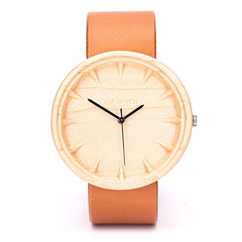 Reloj Madera Mujerm, Swiss Quartz, 42mm, Sostenible Regalo