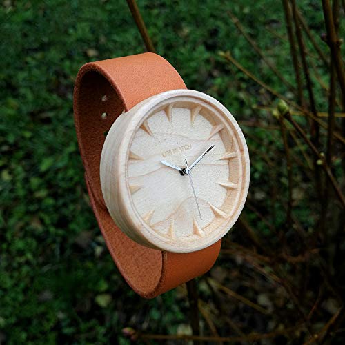 Reloj Madera Mujerm, Swiss Quartz, 42mm, Sostenible Regalo