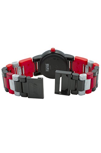 Reloj modificable infantil de Darth Vader de LEGO Star Wars 8020301 con pulsera por piezas y figurita