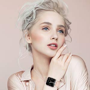 Smartwatch Mujer, Hommie Reloj Inteligente Mujer 1.3” Táctil Completa, Pulsera  Actividad Mujer …