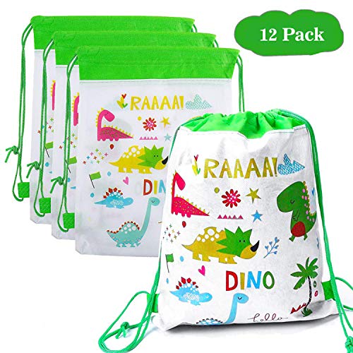 Remebe Happy Pig Paquete de 12 Bolsas de Fiesta, Bolsas de Regalo de cumpleaños, Regalos de Fiesta, Bolsa de Regalo, Bolsas de Fiesta con cordón para Adultos, Fiesta temática de cumpleaños