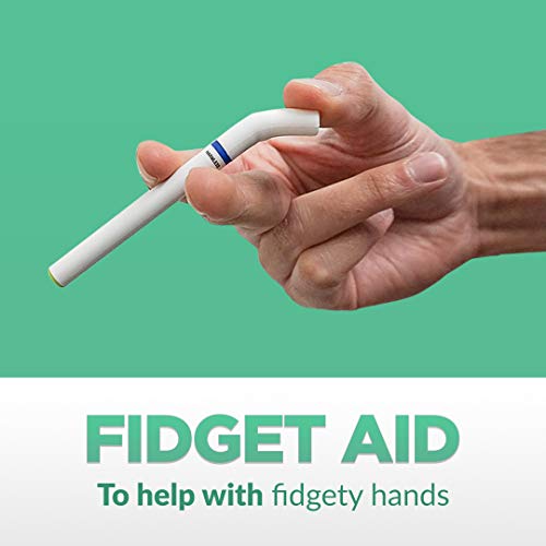 Remedio para dejar de fumar, inhalador de oxígeno sin humo, agarre de boca masticable para ayudar a frenar los antojos, sin nicotina, Best Value - 2 Pack, Menta fresca