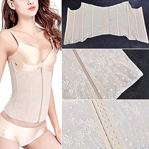 Remedio para La Cintura De Las Mujeres Vía del Mode De Marca Vientre Figura Que Forma El Corsé De Cintura Baja Cincher Yoga Ramillete Deportivo Cómodo Y Transpirable Fajas Que Forman Tapas