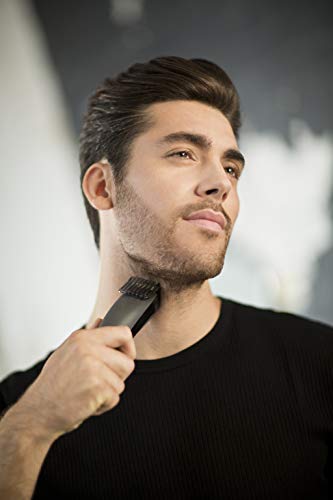 Remington Bear Boss MB4130 Barbero, Cuchillas Titanio, Recargable, Litio, 13 Ajustes, Negro y Gris