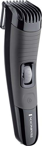 Remington Bear Boss MB4130 Barbero, Cuchillas Titanio, Recargable, Litio, 13 Ajustes, Negro y Gris