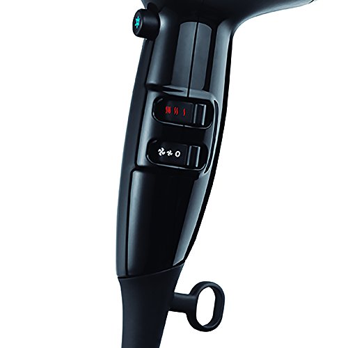 Remington Pro Air AC6120 Secador de Pelo Profesional, Secador Iónico, Difusor y 2 Concentradores, Ligero y Silencioso, 2200 W, Negro