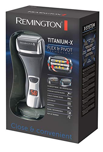 Remington Titanium-X Dual Foil F7800 Afeitadora de Láminas Inalámbrica, Tecnología de Afeitado Triple