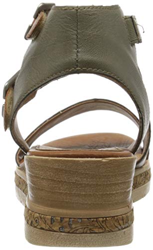 Remonte D3052, Sandalias de Gladiador para Mujer, Verde (Forest/Cayenne 54), 38 EU