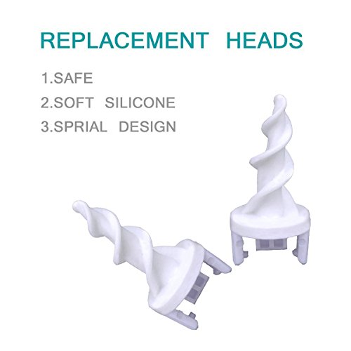 Removedor de Cera de Oído, Kit de Limpieza para oídos 16 Puntas de Silicona extraíbles, para bebés, jóvenes y Adolescentes Adultos