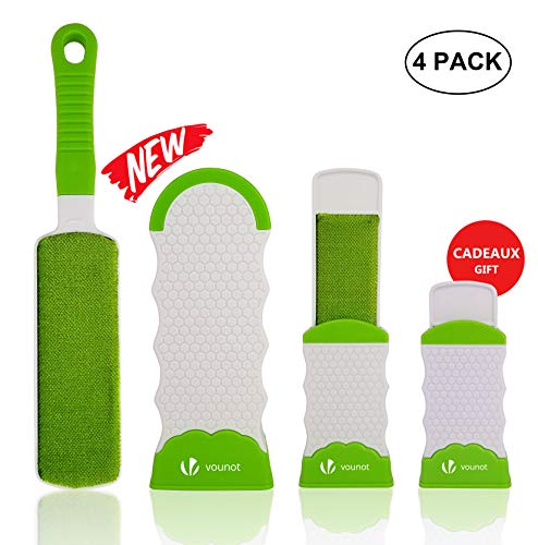 Removedor de Pelo de Mascotas y Removedor Lint Afeitadora Tela Ropa Fuzz | Cepillo de piels para Mascotas con Base Autolimpiador Depilador de Gato y Perro para Ropa, Muebles, Coche, Sofá, Alfombras